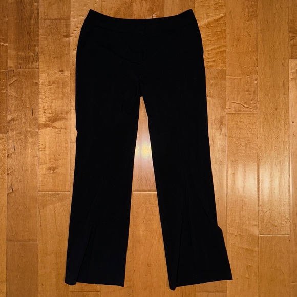 Caslon Nordstrom Straight Leg Work Pants Professional Trousers in Black - Picture 2 of 9